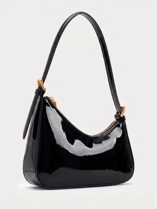 LIKE_STYLE_Premium_Glossy_Patent_PU_Sling_Bag_for_Women