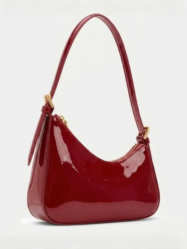 LIKE_STYLE_Premium_Glossy_Patent_PU_Sling_Bag_for_Women