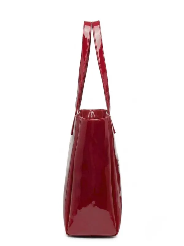 LIKE_STYLE_Premium_Glossy_Patent_PU_Tote_Bag_for_Women