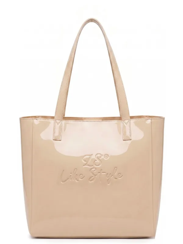 LIKE_STYLE_Premium_Glossy_Patent_PU_Tote_Bag_for_Women