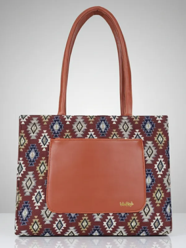 LIKE_STYLE_Premium_Jute_&_PU_Tote_Bag_–_Work_&_Daily_Use
