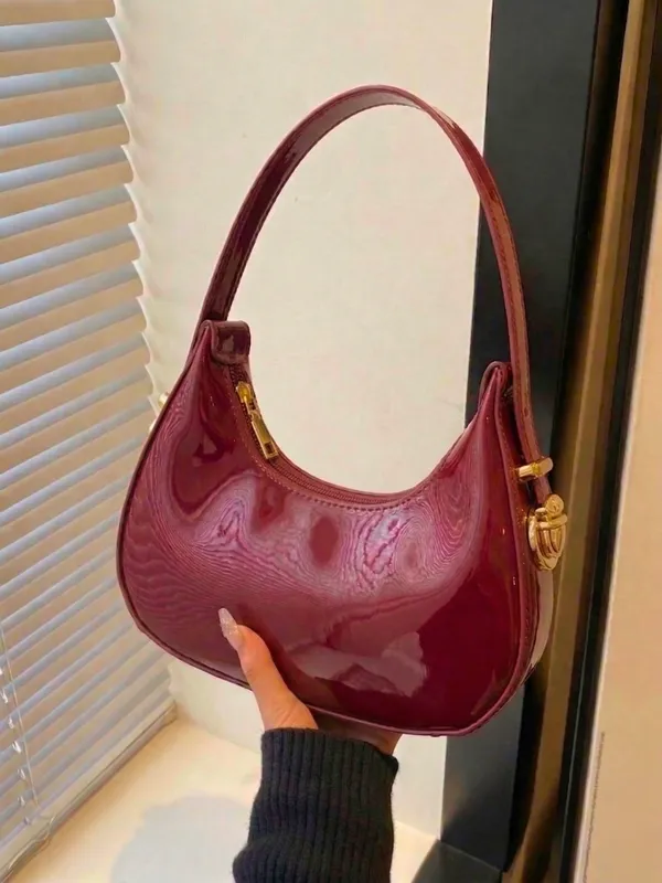 LIKE_STYLE_Premium_Patent_PU_Sling_Bag_for_Women