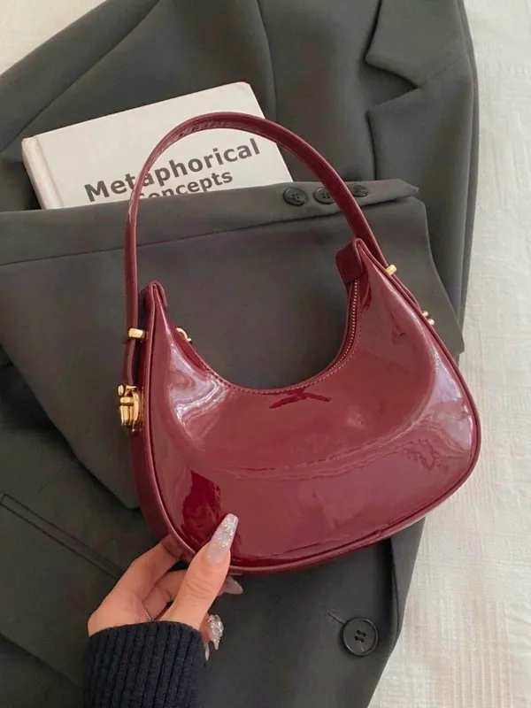 LIKE_STYLE_Premium_Patent_PU_Sling_Bag_for_Women
