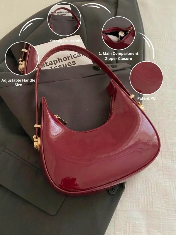 LIKE_STYLE_Premium_Patent_PU_Sling_Bag_for_Women