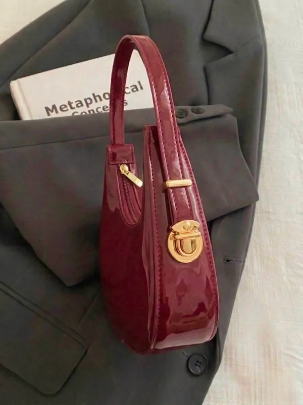 LIKE_STYLE_Premium_Patent_PU_Sling_Bag_for_Women