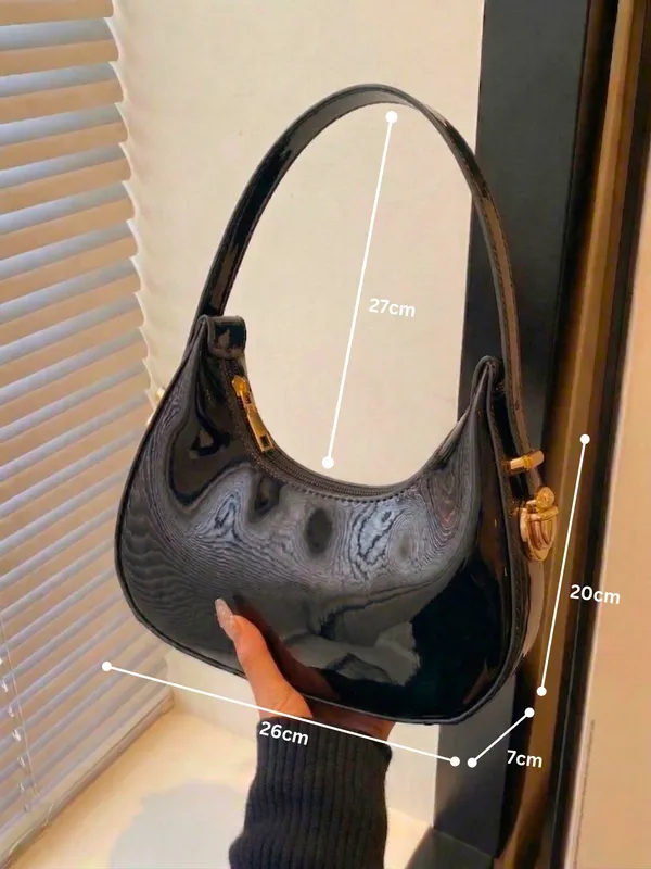 LIKE_STYLE_Premium_Patent_PU_Sling_Bag_for_Women