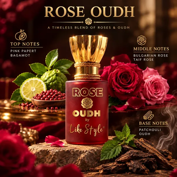 LIKE_STYLE_Rose_Oudh_Attar_for_Men_&_Women_|_Bulgarian_Rose,_Taif_Rose_&_Oud_|_Floral,_Spicy_&_Woody_|_Non-Alcoholic_Roll-On_5.5ml