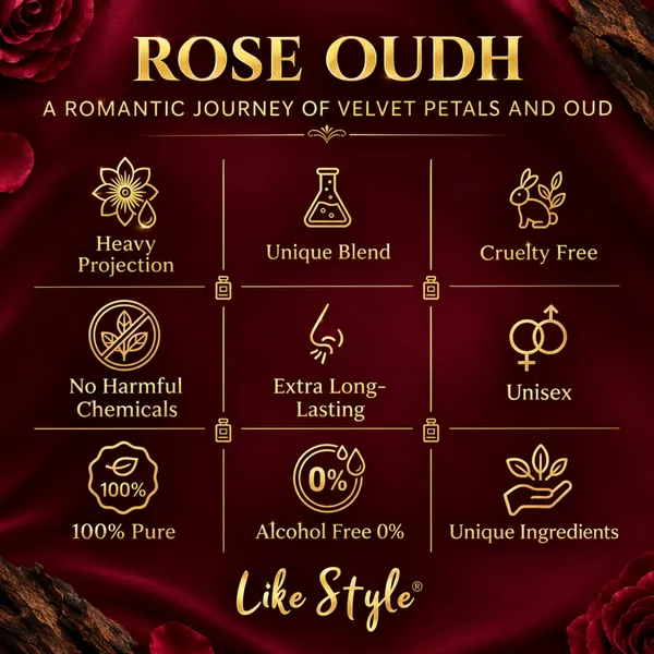 LIKE_STYLE_Rose_Oudh_Attar_for_Men_&_Women_|_Bulgarian_Rose,_Taif_Rose_&_Oud_|_Floral,_Spicy_&_Woody_|_Non-Alcoholic_Roll-On_5.5ml