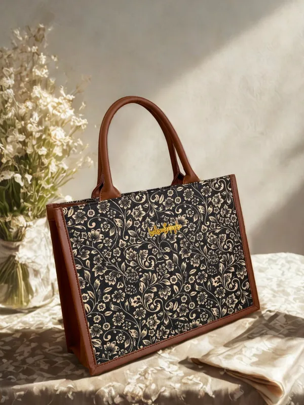 LIKE_STYLE_Women's_Canvas_&_PU_Shoulder_Tote_–_Everyday_Stylish_Carry