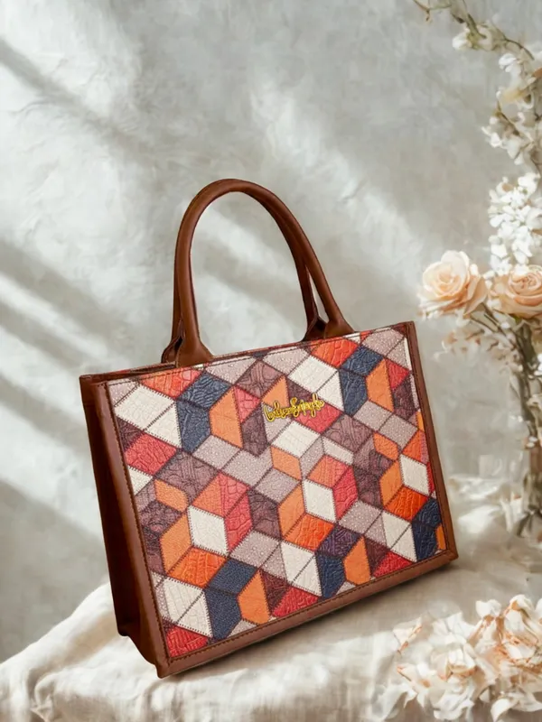 LIKE_STYLE_Women's_Canvas_&_PU_Shoulder_Tote_–_Everyday_Stylish_Carry