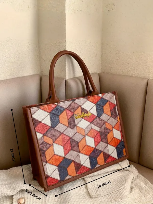 LIKE_STYLE_Women's_Canvas_&_PU_Shoulder_Tote_–_Everyday_Stylish_Carry