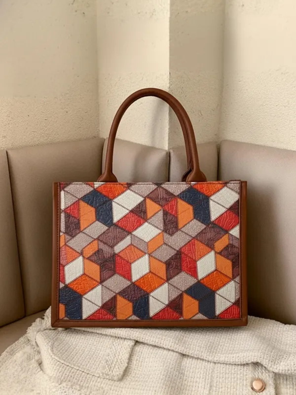 LIKE_STYLE_Women's_Canvas_&_PU_Shoulder_Tote_–_Everyday_Stylish_Carry