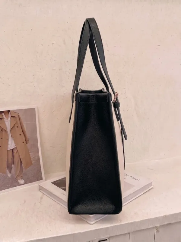 LIKE_STYLE_Women's_Dual-Tone_Office_Tote_Bag
