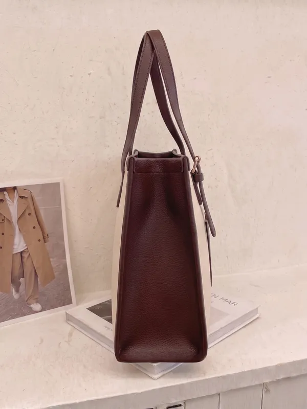 LIKE_STYLE_Women's_Dual-Tone_Office_Tote_Bag