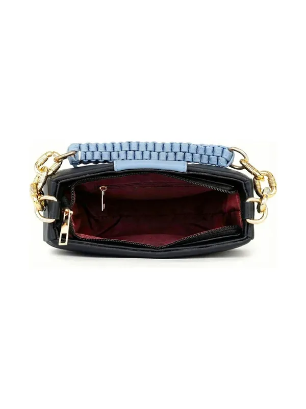 LIKE_STYLE_Women’s_Dual-Tone_PU_Sling_Bag_with_Striped_Design