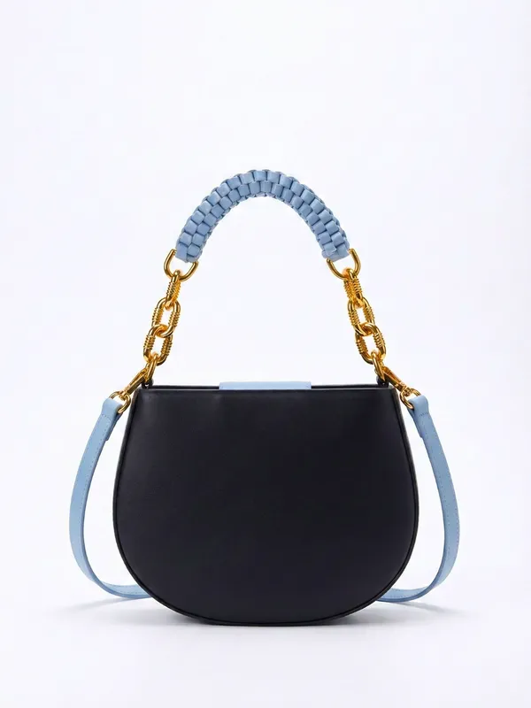 LIKE_STYLE_Women’s_Dual-Tone_PU_Sling_Bag_with_Striped_Design
