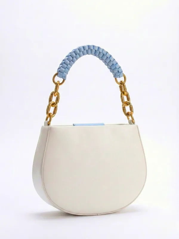 LIKE_STYLE_Women’s_Dual-Tone_PU_Sling_Bag_with_Striped_Design