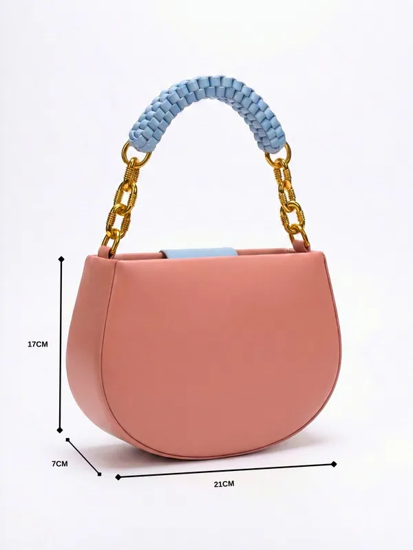 LIKE_STYLE_Women’s_Dual-Tone_PU_Sling_Bag_with_Striped_Design