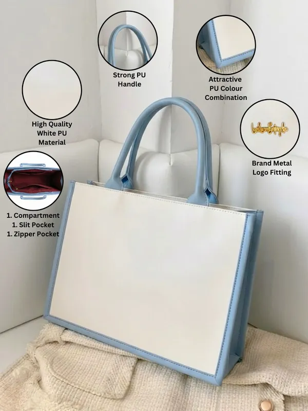LIKE_STYLE_Women’s_Dual-Tone_PU_Tote_Bag_for_Work_&_Everyday_Use