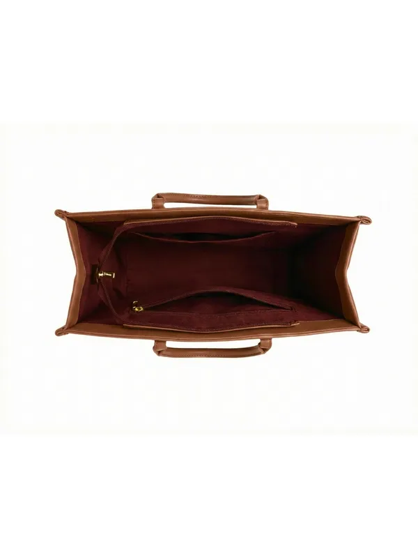 LIKE_STYLE_Women’s_Dual-Tone_PU_Tote_Bag_for_Work_&_Everyday_Use