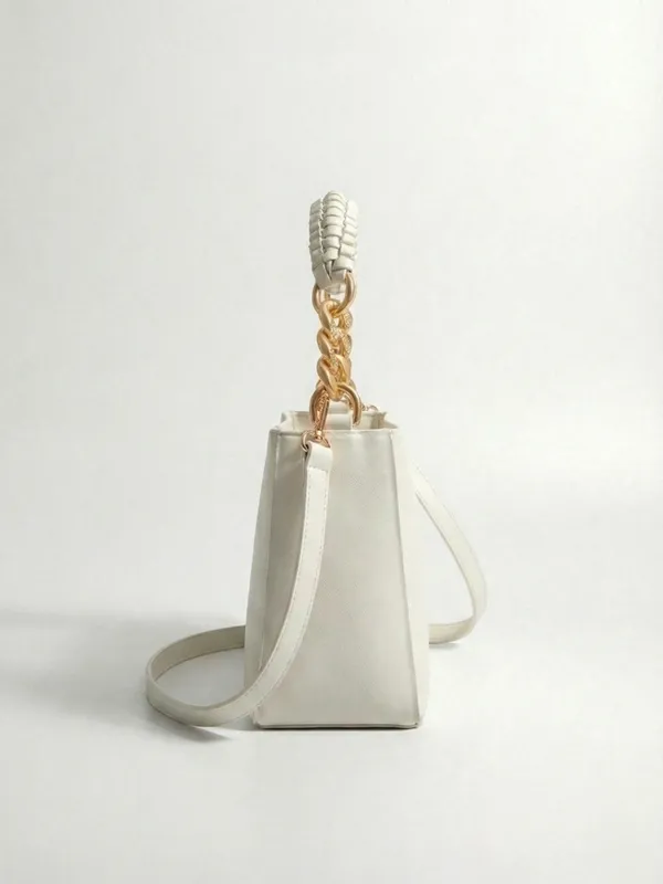 LIKE_STYLE_Women’s_Embossed_PU_Sling_Bag_with_Braided_Top_Handle