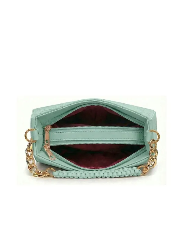 LIKE_STYLE_Women’s_Embossed_PU_Sling_Bag_with_Braided_Top_Handle