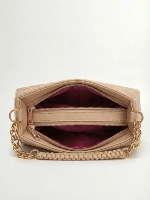 LIKE_STYLE_Women’s_Embossed_PU_Sling_Bag_with_Braided_Top_Handle