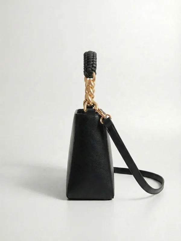 LIKE_STYLE_Women’s_Gold_Glitter_Floral_PU_Sling_Bag