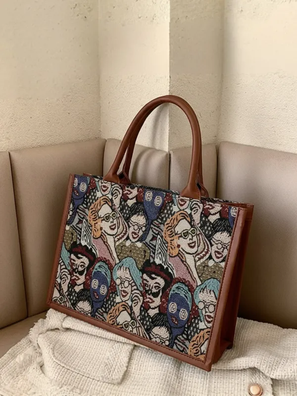 LIKE_STYLE_Women's_Jute_&_PU_Shoulder_Tote_–_Everyday_Stylish_Carry