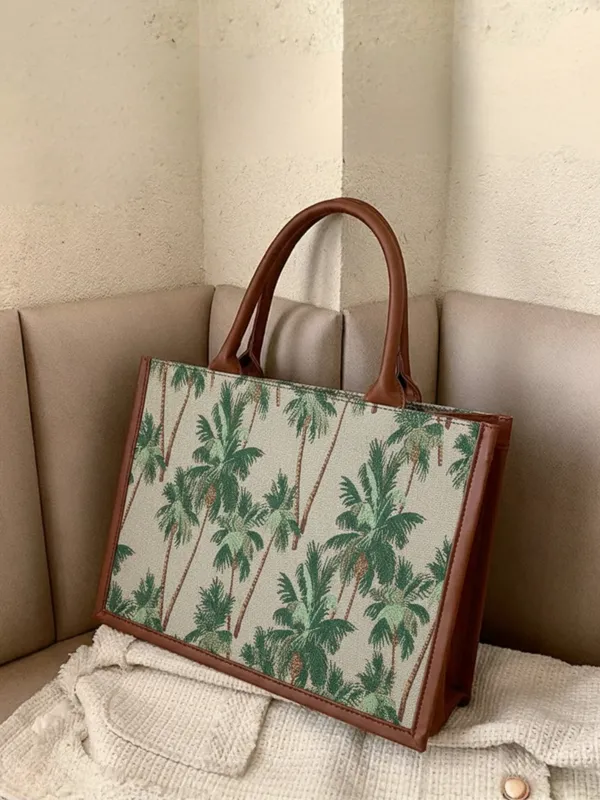 LIKE_STYLE_Women's_Jute_&_PU_Shoulder_Tote_–_Everyday_Stylish_Carry