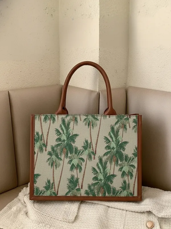 LIKE_STYLE_Women's_Jute_&_PU_Shoulder_Tote_–_Everyday_Stylish_Carry