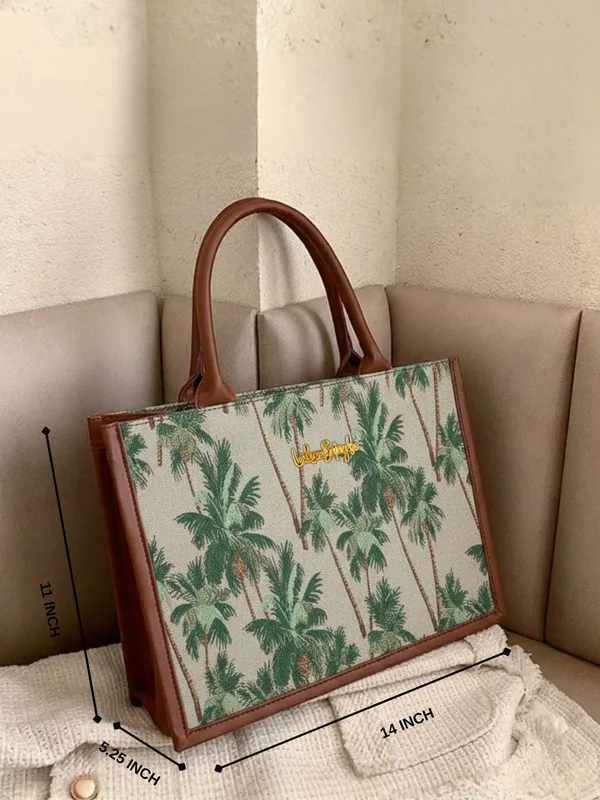 LIKE_STYLE_Women's_Jute_&_PU_Shoulder_Tote_–_Everyday_Stylish_Carry