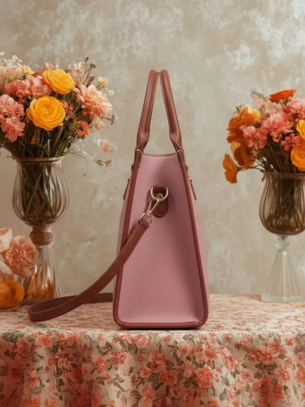 LIKE_STYLE_Women's_Laptop_Shoulder_Bag_with_Detachable_Sling_–_PU_Leather