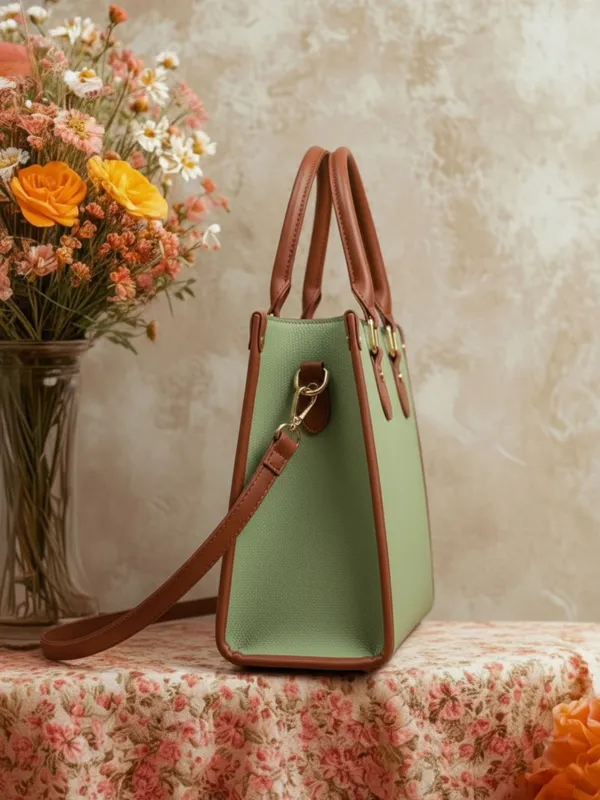 LIKE_STYLE_Women's_Laptop_Shoulder_Bag_with_Detachable_Sling_–_PU_Leather