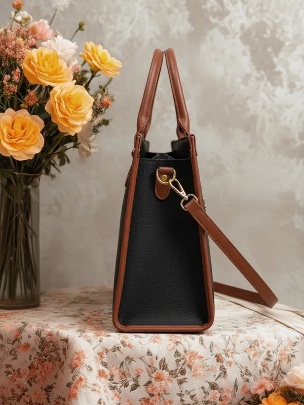 LIKE_STYLE_Women's_Laptop_Shoulder_Bag_with_Detachable_Sling_–_PU_Leather