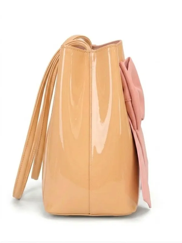LIKE_STYLE_Women's_Patent_Leather_Tote_Bag_with_Statement_Bow