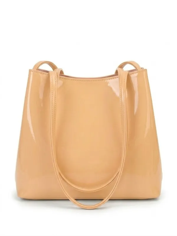 LIKE_STYLE_Women's_Patent_Leather_Tote_Bag_with_Statement_Bow