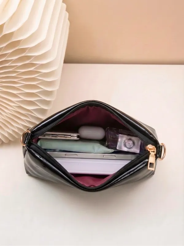 LIKE_STYLE_Women’s_Patent_PU_Crossbody_Sling_Bag