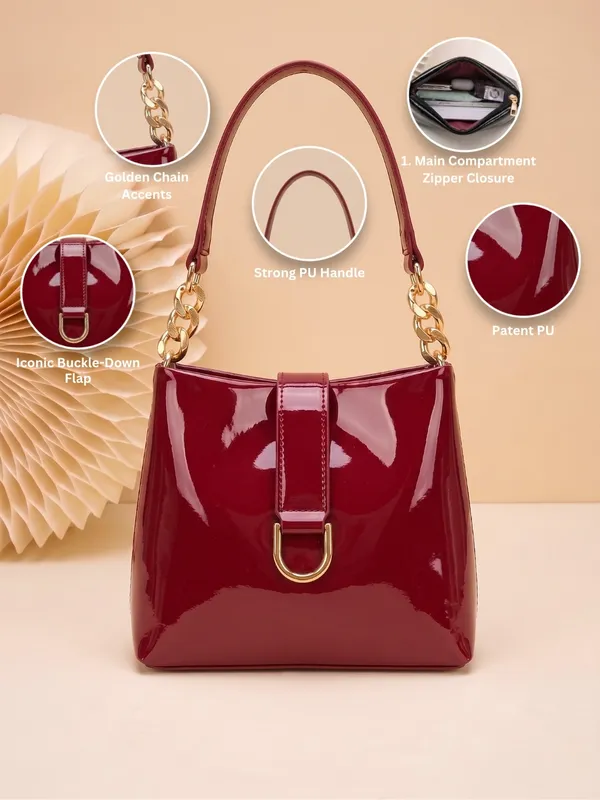 LIKE_STYLE_Women’s_Patent_PU_Crossbody_Sling_Bag