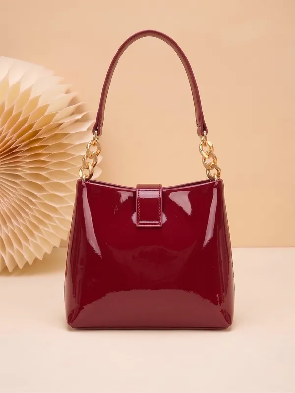 LIKE_STYLE_Women’s_Patent_PU_Crossbody_Sling_Bag