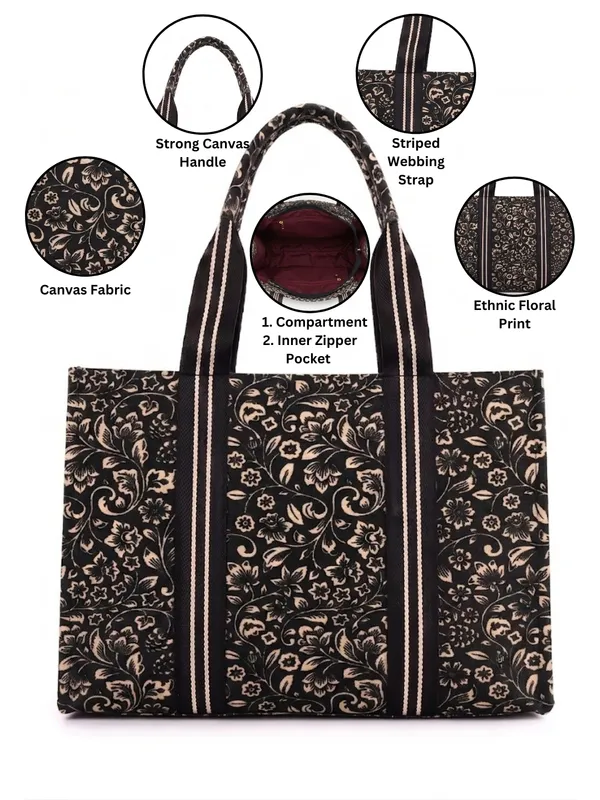LIKE_STYLE_Women’s_Printed_Tote_Bag_–_Ethnic_Canvas_&_Jute_Shoulder_Bag