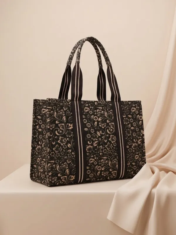 LIKE_STYLE_Women’s_Printed_Tote_Bag_–_Ethnic_Canvas_&_Jute_Shoulder_Bag