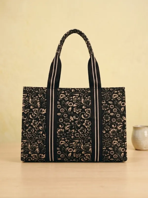 LIKE_STYLE_Women’s_Printed_Tote_Bag_–_Stylish_Canvas_&_Jute_Shoulder_Bag