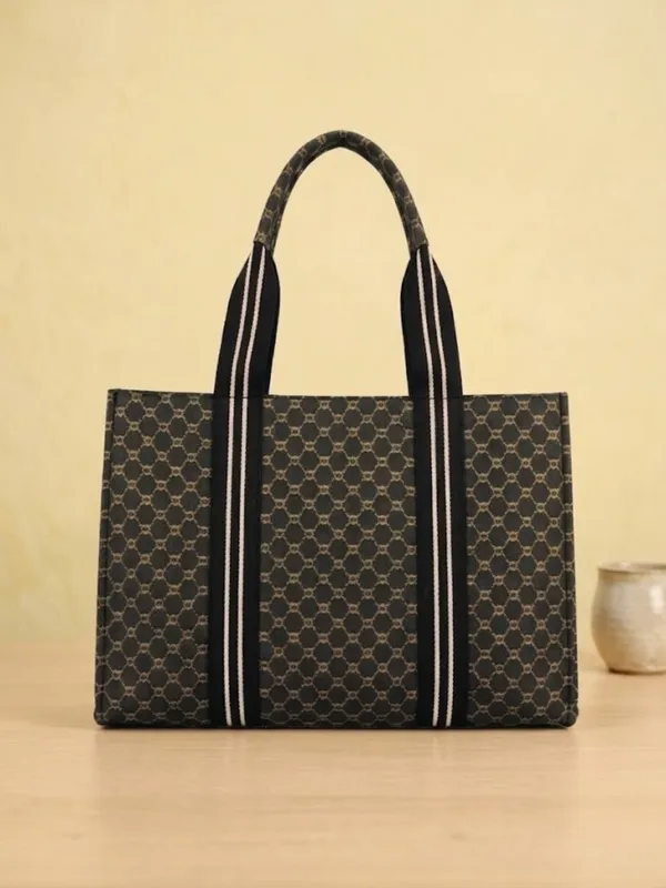 LIKE_STYLE_Women’s_Printed_Tote_Bag_–_Stylish_Canvas_&_Jute_Shoulder_Bag