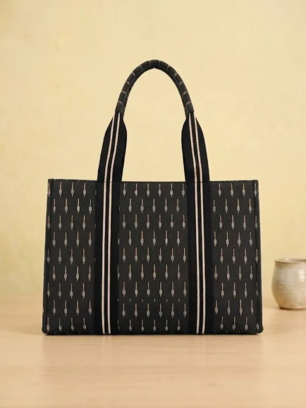 LIKE_STYLE_Women’s_Printed_Tote_Bag_–_Stylish_Canvas_&_Jute_Shoulder_Bag