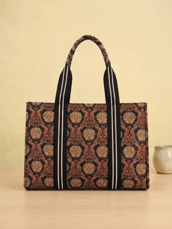 LIKE_STYLE_Women’s_Printed_Tote_Bag_–_Stylish_Canvas_&_Jute_Shoulder_Bag