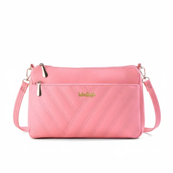 LIKE_STYLE_Women's_Quilted_PU_Crossbody_Sling_Bag