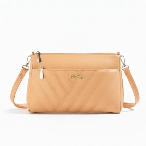 LIKE_STYLE_Women's_Quilted_PU_Crossbody_Sling_Bag