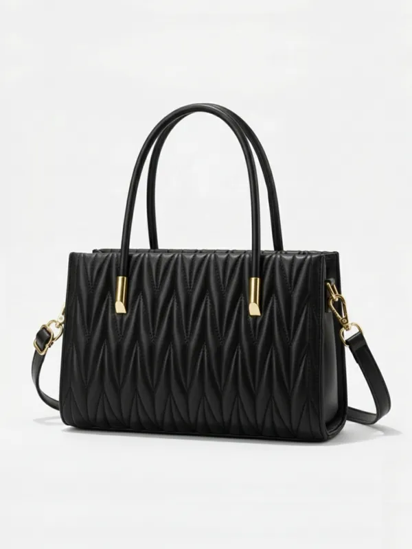LIKE_STYLE_Women’s_Quilted_PU_Sling_Bag_with_Dual_Compartments