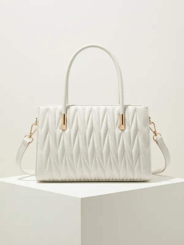 LIKE_STYLE_Women’s_Quilted_PU_Sling_Bag_with_Dual_Compartments